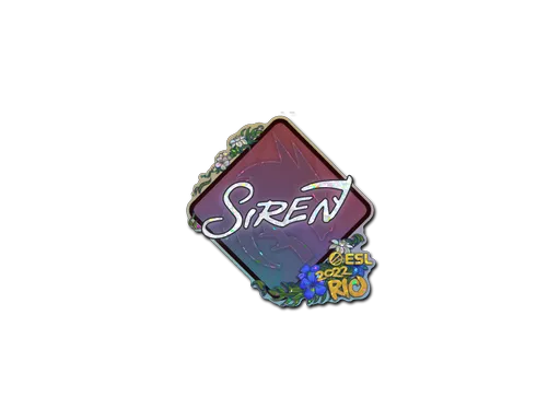 Sticker | S1ren (Glitter) | Rio 2022