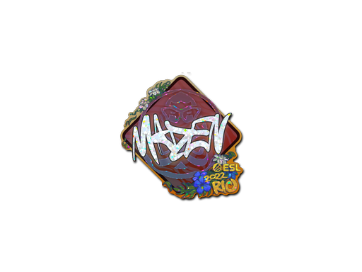 Sticker | maden (Glitter) | Rio 2022