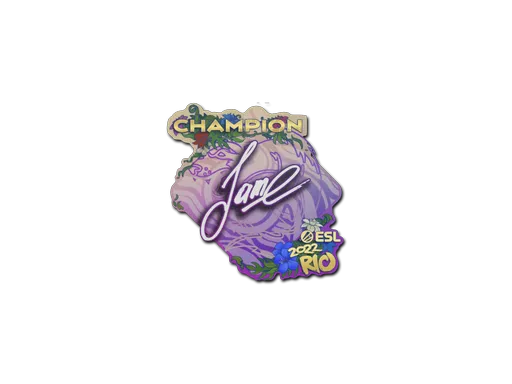 Sticker | Jame (Champion) | Rio 2022
