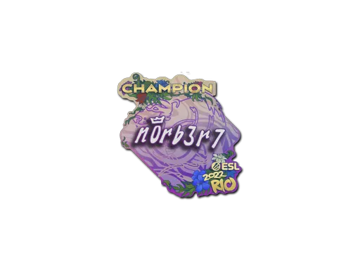 Sticker | n0rb3r7 (Champion) | Rio 2022