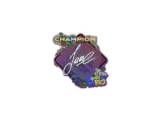 Sticker | Jame (Glitter, Champion) | Rio 2022