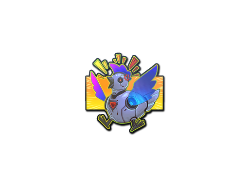 Sticker | Cyber Chicken (Holo)
