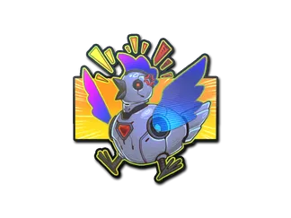 Sticker | Cyber Chicken (Holo)