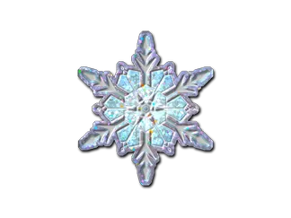 Sticker | Snowfall (Glitter)