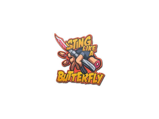 Sticker | Sting Like A Butterfly
