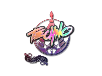 Sticker | Techno4K (Holo)