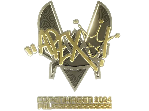 Sticker | apEX (Gold) | Copenhagen 2024