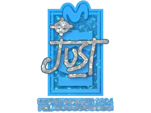 Sticker | JUST (Glitter) | Copenhagen 2024