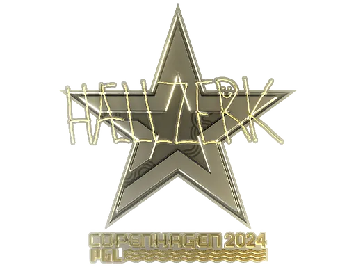 Sticker | hallzerk (Gold) | Copenhagen 2024