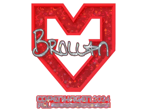 Sticker | Brollan (Glitter) | Copenhagen 2024