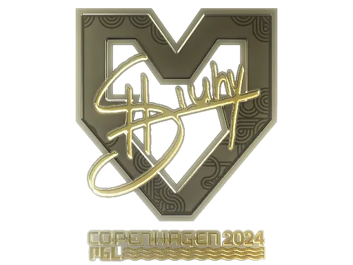 Sticker | siuhy (Gold) | Copenhagen 2024