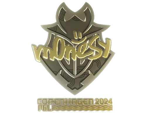 Sticker | m0NESY (Gold) | Copenhagen 2024