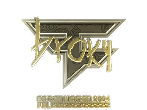 Sticker | broky (Gold) | Copenhagen 2024