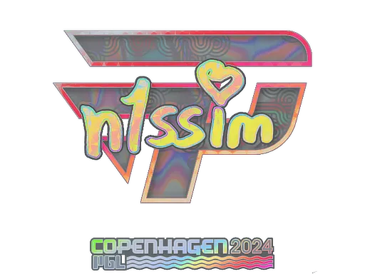 Sticker | n1ssim (Holo) | Copenhagen 2024