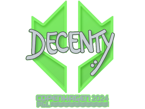 Sticker | decenty | Copenhagen 2024