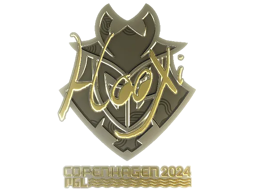 Sticker | HooXi (Gold) | Copenhagen 2024