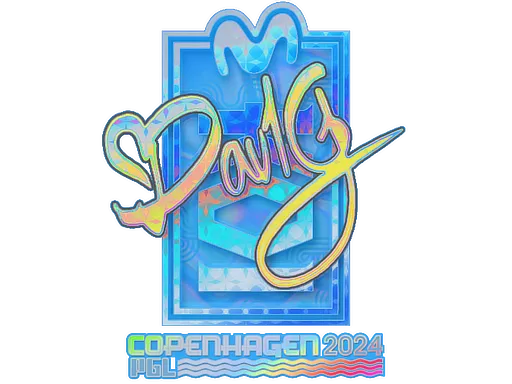 Sticker | dav1g (Holo) | Copenhagen 2024