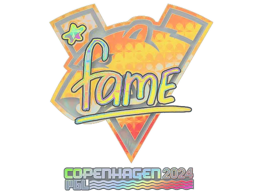 Sticker | fame (Holo) | Copenhagen 2024