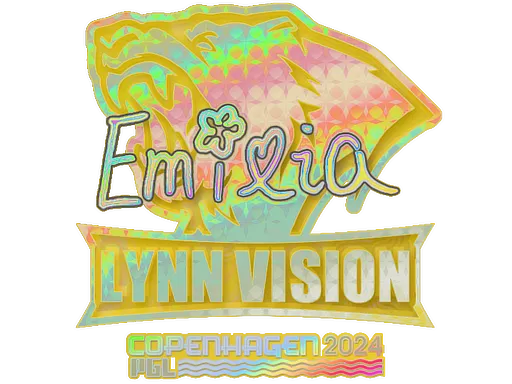 Sticker | EmiliaQAQ (Holo) | Copenhagen 2024