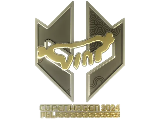 Sticker | VINI (Gold) | Copenhagen 2024