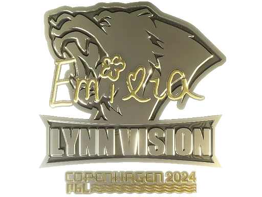 Sticker | EmiliaQAQ (Gold) | Copenhagen 2024