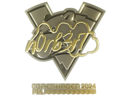 Sticker | n0rb3r7 (Gold) | Copenhagen 2024