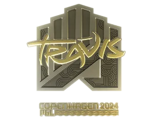 Sticker | TRAVIS (Gold)