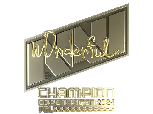 Sticker | w0nderful (Gold, Champion) | Copenhagen 2024