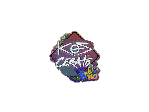 Sticker | KSCERATO (Glitter) | Rio 2022