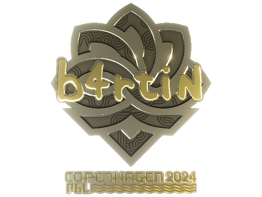 Sticker | b4rtiN (Gold) | Copenhagen 2024