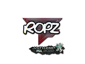Sticker | ropz (Glitter) | Antwerp 2022