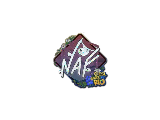Sticker | NAF (Glitter) | Rio 2022