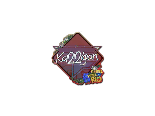 Sticker | karrigan (Glitter) | Rio 2022
