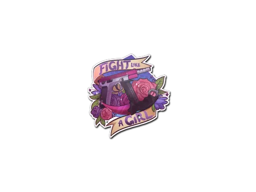 Sticker | Fight like a Girl