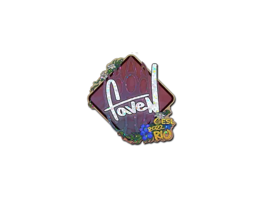 Sticker | faveN (Glitter) | Rio 2022