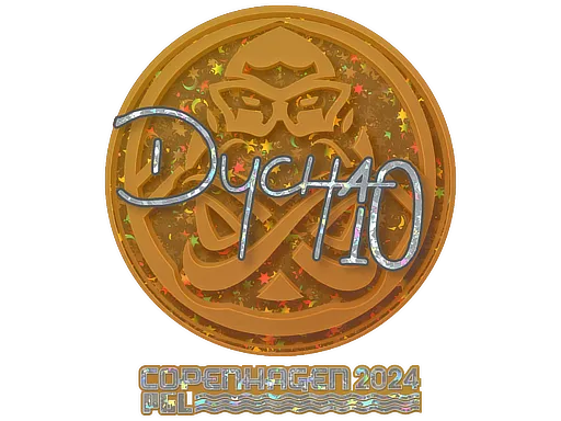 Sticker | Dycha (Glitter) | Copenhagen 2024