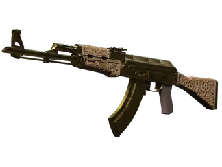 AK-47 | Gold Arabesque (Battle-Scarred)