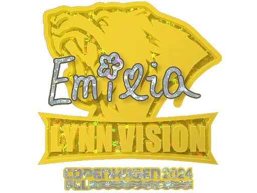 Sticker | EmiliaQAQ (Glitter) | Copenhagen 2024