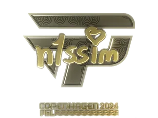 Sticker | n1ssim (Gold)