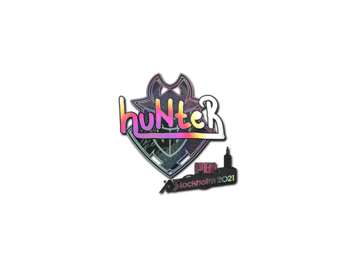 Sticker | huNter- (Holo) | Stockholm 2021