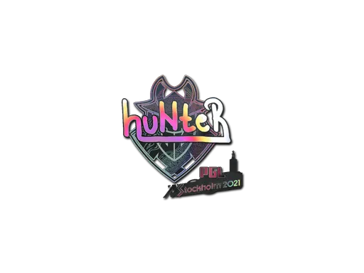 Sticker | huNter- (Holo) | Stockholm 2021