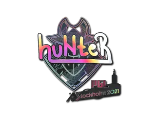 Sticker | huNter- (Holo)