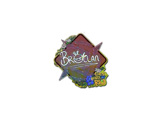 Sticker | Brollan (Glitter) | Rio 2022
