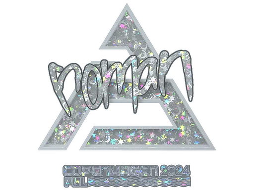 Sticker | roman (Glitter) | Copenhagen 2024