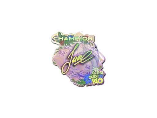 Sticker | Jame (Holo, Champion) | Rio 2022
