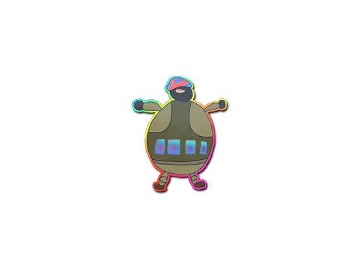 Sticker | Poorly Drawn IDF (Holo)