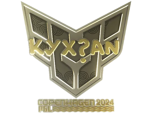 Sticker | kyxsan (Gold) | Copenhagen 2024