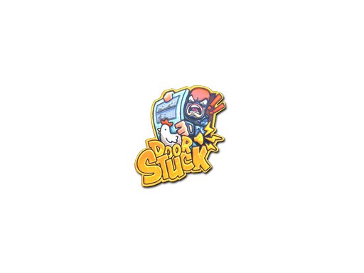 Sticker | Door Stuck (Foil)