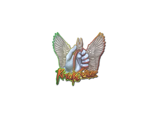 Sticker | Retake Expert (Holo)