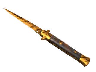 ★ StatTrak™ Stiletto Knife | Tiger Tooth (Minimal Wear)